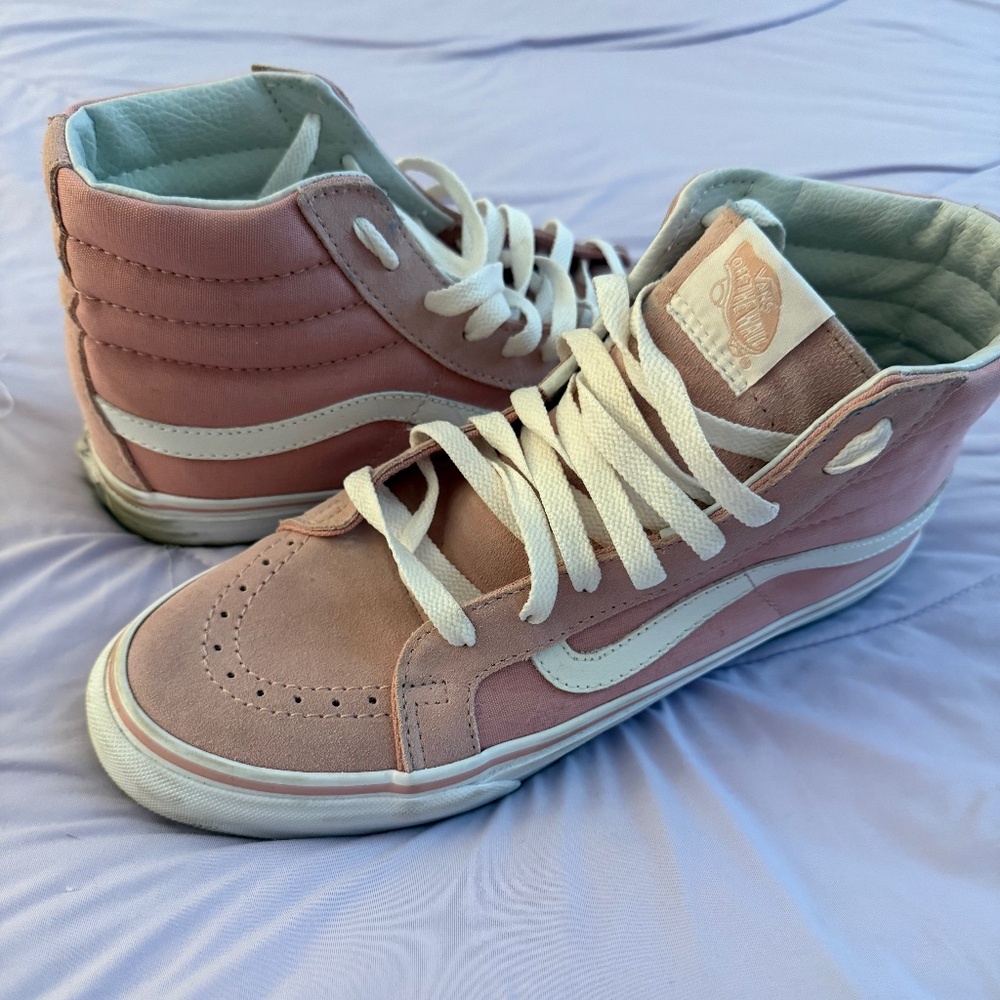 Vans Sk8 High Top Sneakers Pink